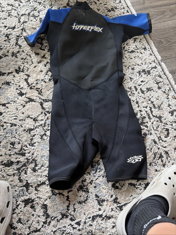 A Hyperflex Spring Wetsuit. Blue And Black. Size Child’s 10