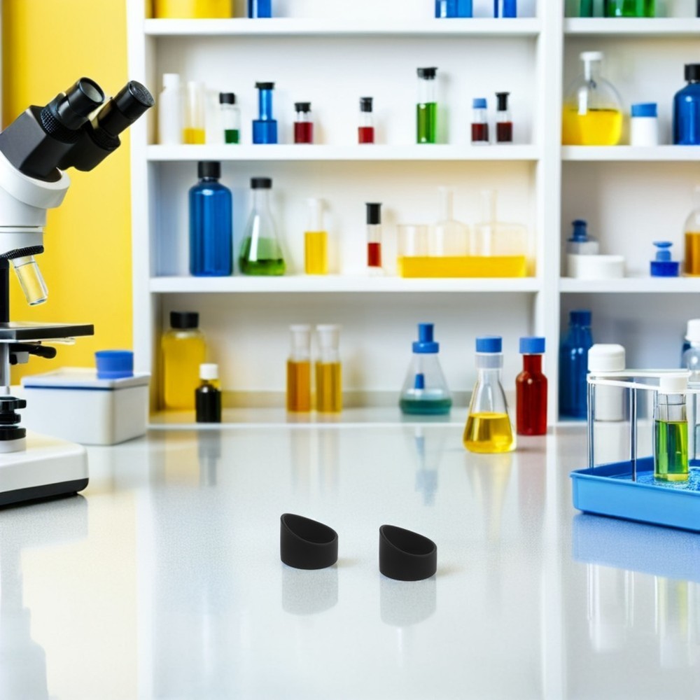 2 Pcs Optics Covers Microscope Rubber Eyecups Astronomical Telescope Accessory