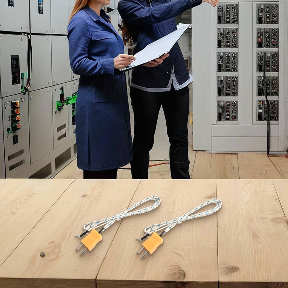 2pcs Temperature Probe for K Type Thermocouple Temperature Controller and Meter