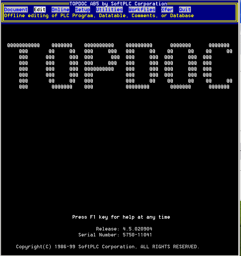 TOPDOC Programming Software for PLC-5, runs on Win11, alternative to RSLogix5