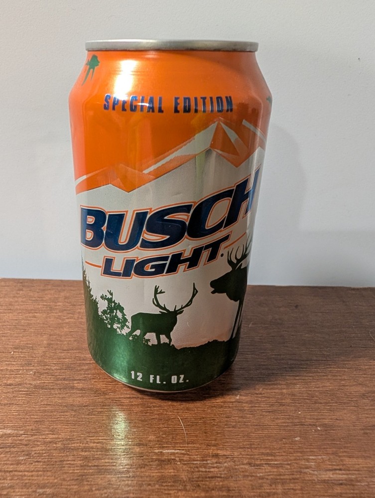 2015 Busch Light Special Edition Can. Bottom Open. Empty