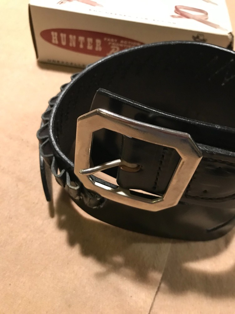NOS Hunter Buscadero Style Size Small Belt w/ Shell Loops