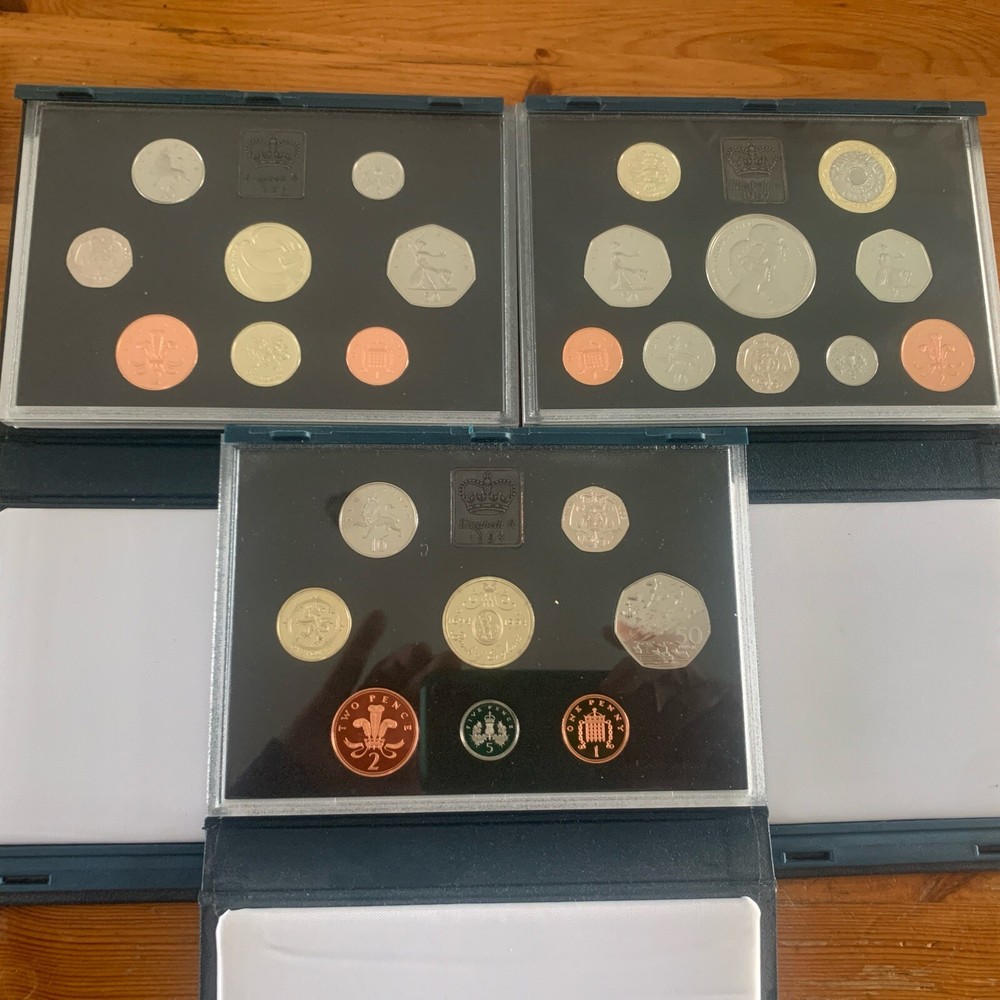 GB Proof sets - 1994-1995,1997  Three Sets