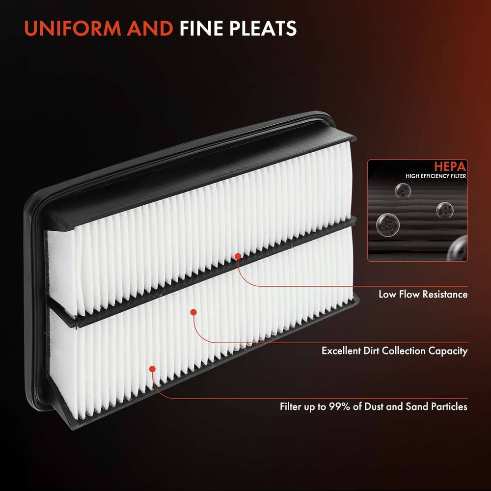 Engine Air Filter for Hyundai Genesis Coupe 2013-2014 L4 2.0L Rigid Panel Front