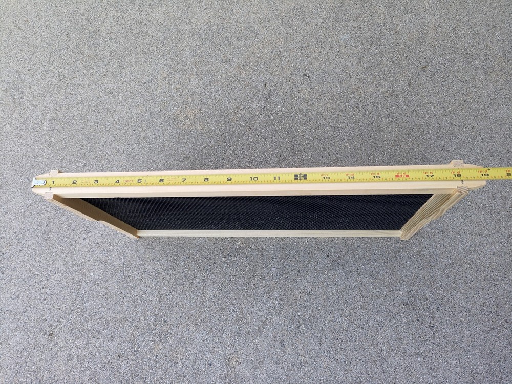 40pack Wooden Medium Beehive Frame and black Foundation Double Wax BeeKeeping￼