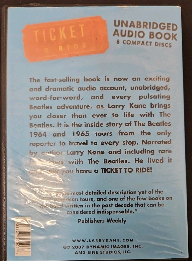 Ticket To Ride Audio Book On CDs