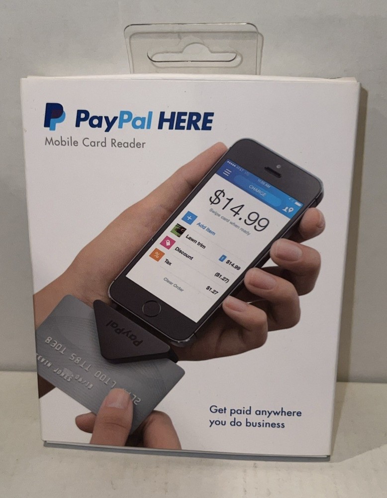 PayPal Mobile Credit Card Reader Swiper For iPhone and Android