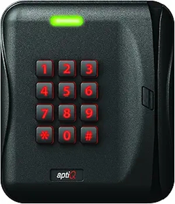 aptiQ MTMSK15 Multi-Technology Magnetic Stripe Reader with Keypad, Black