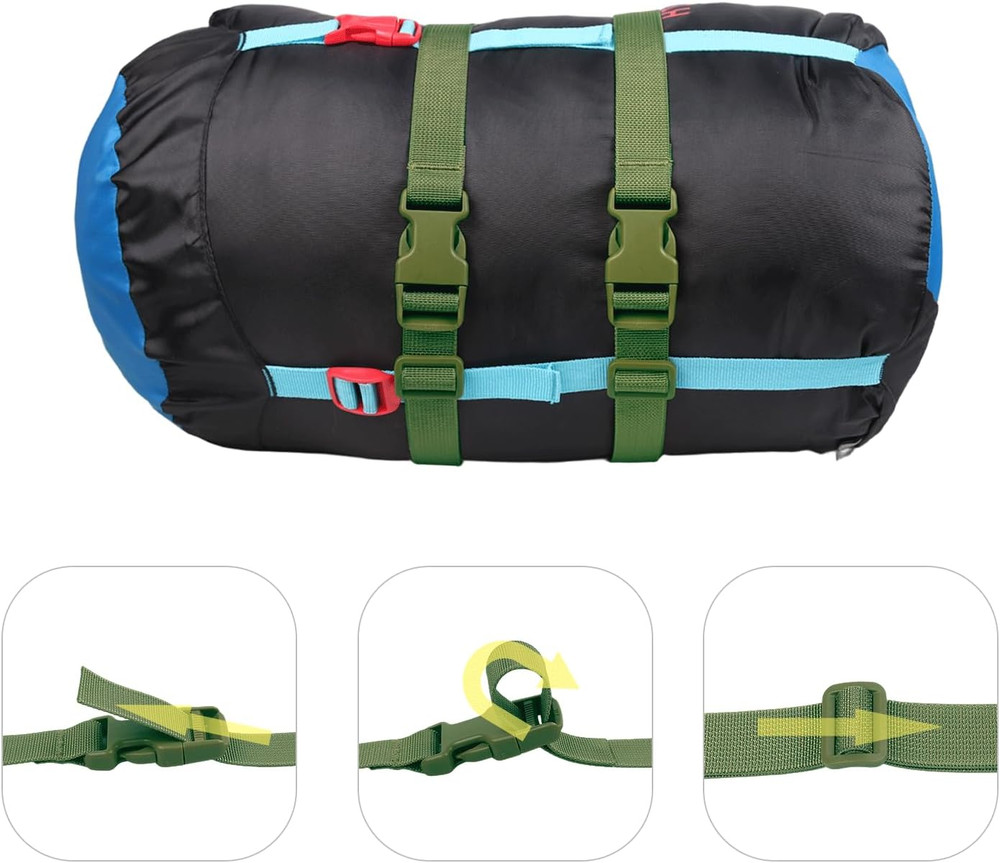 1 Inch Molle Backpack Accessory Strap Luggage Straps Cover Strap Sleeping Bag St