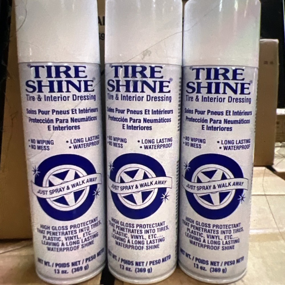 Tire Shine one box 12 can