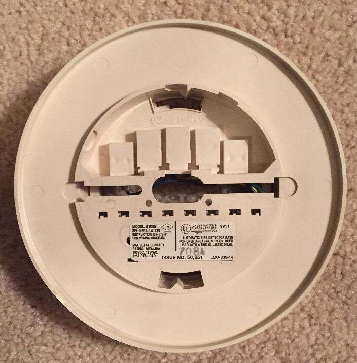 BRK System Sensor Devision B106B