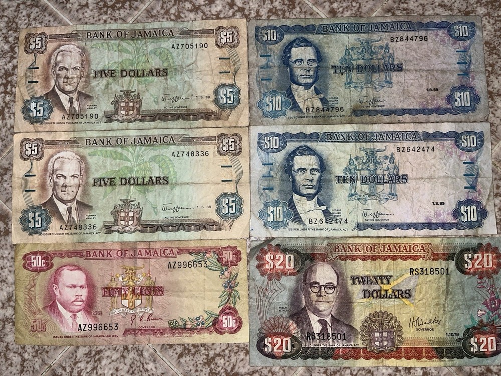 Jamaican Bank Notes