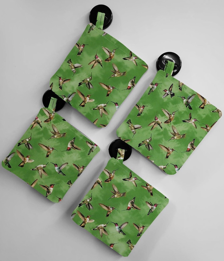 Hummingbirds Potholders