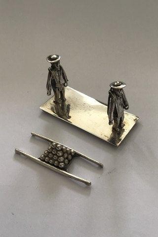 Dutch Silver Ornament Cheese Bearers