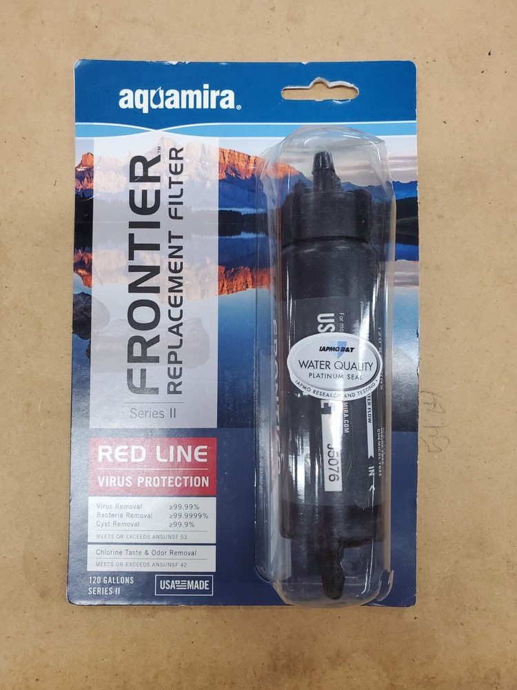 New ! Frontier aquamira Replacement water Filter Series II