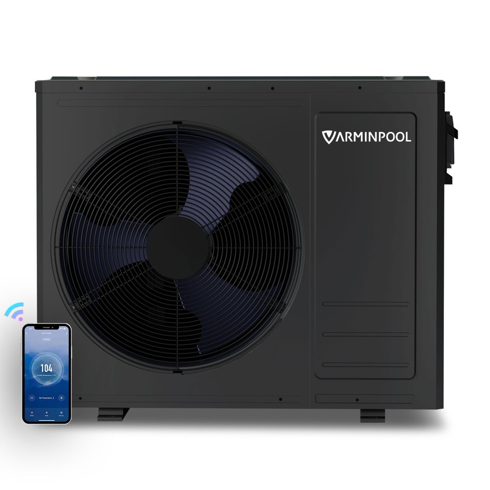 VARMINPOOL Pool Heater Pump 10000 Gallon Inground Pool Water Heater Electric