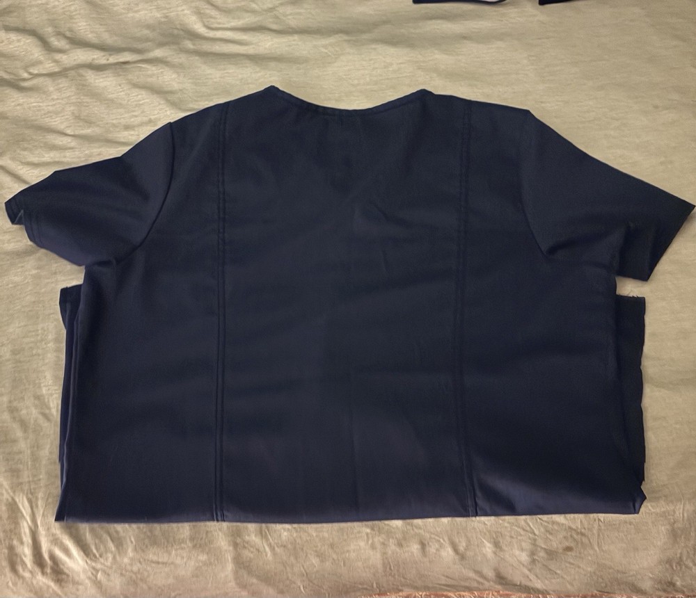 Blue Cherokee Petite Scrub Set