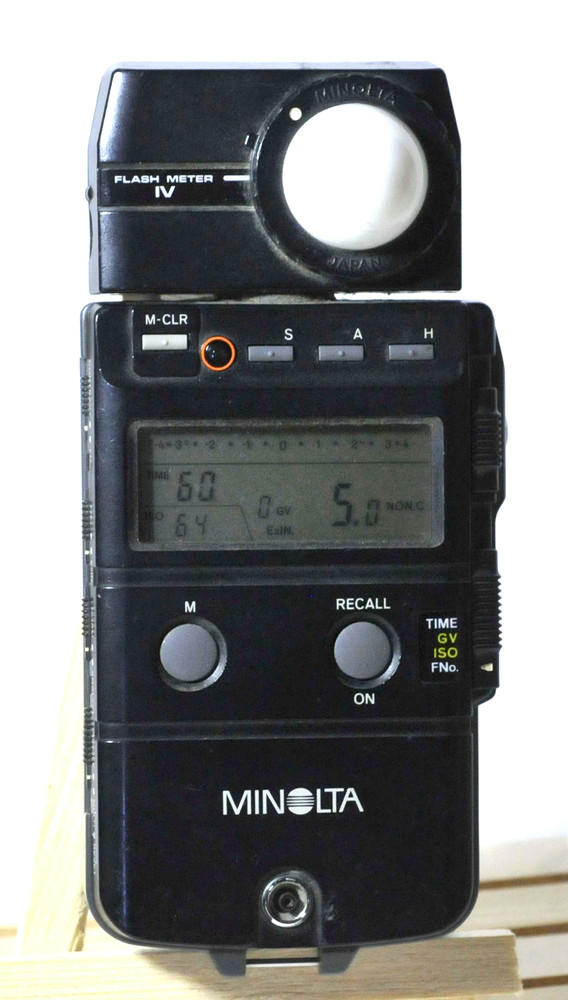 Minolta Flash Meter IV w/ Dome & Case