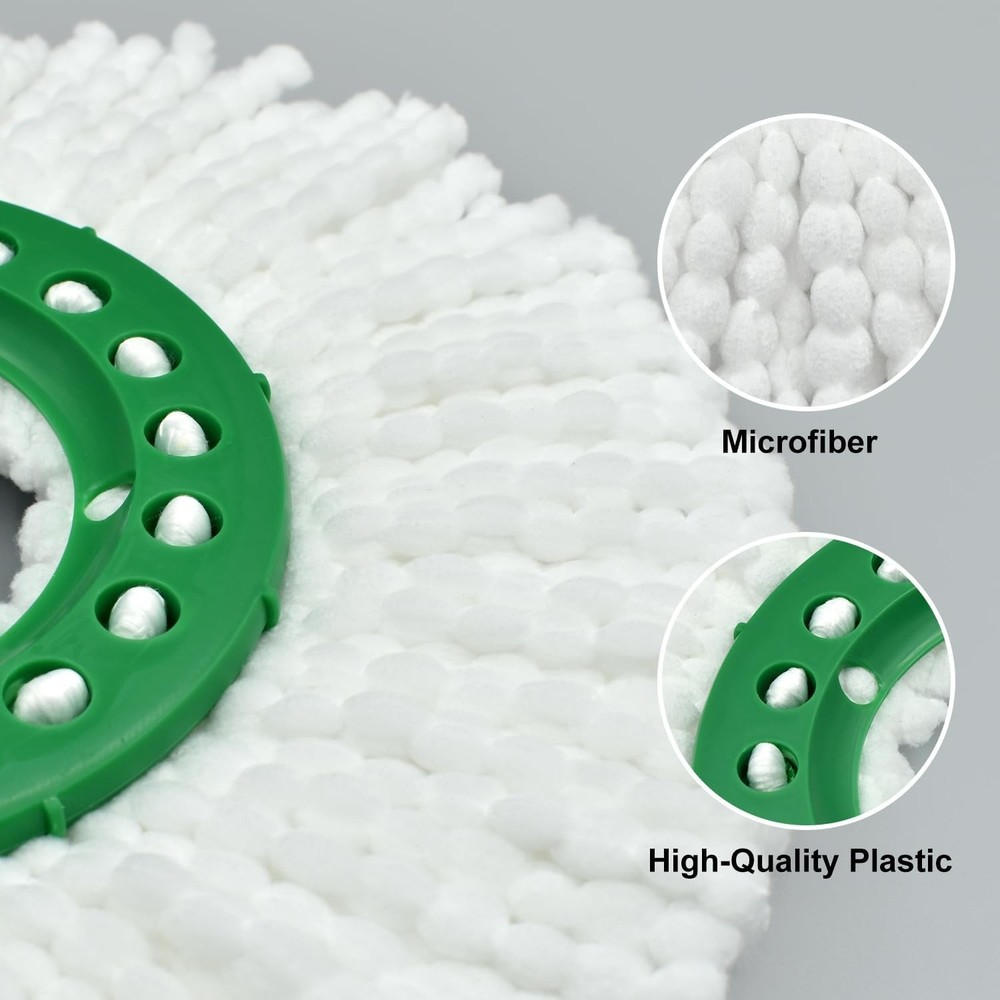 Reusable Mop Head for Libman Tornado Spin Mop Thick Microfiber Spin Mop Refil...