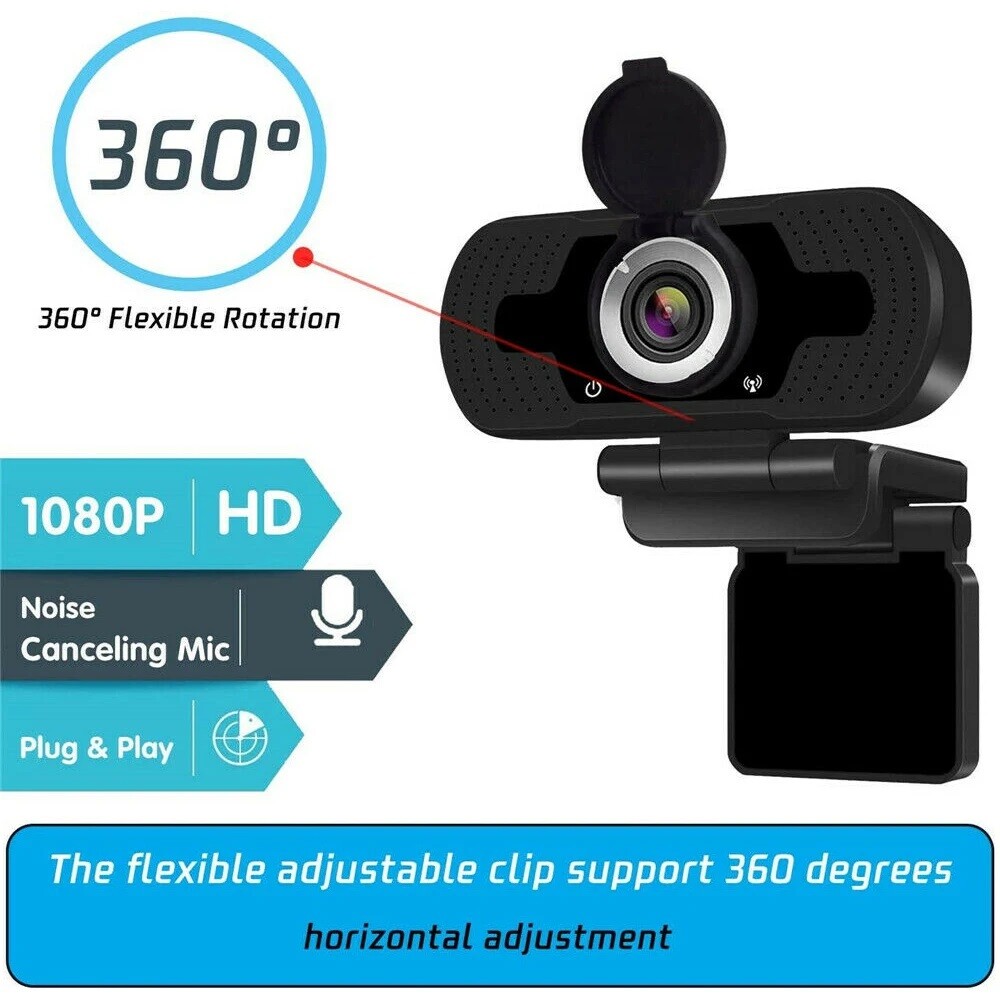 1080P Webcam Video Game Working Streaming Microphone Web Camera For PC Computer