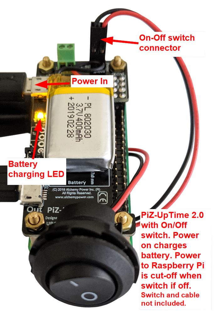 PI-Zero-UpTime 2.0: A UPS for Pi-Zero and other Raspberry Pi / SBC IoT