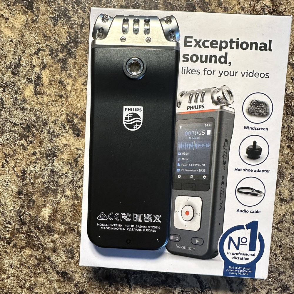 Philips VoiceTracer Audio Recorder DVT7110