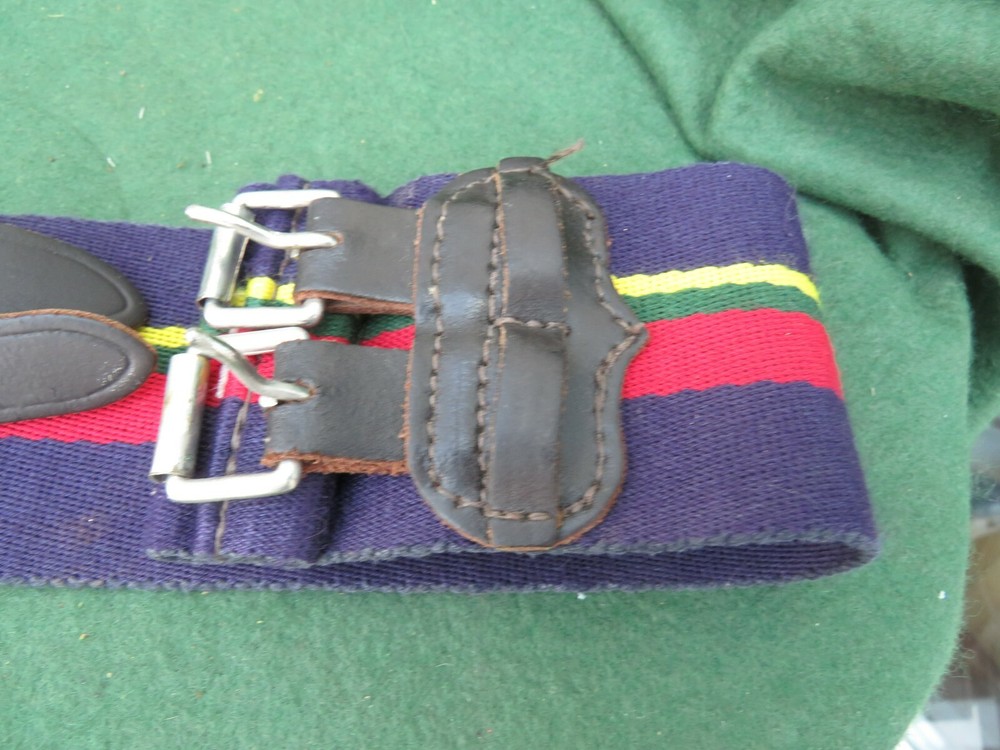 BRITISH 'ROYAL MARINES' STABLE BELT 30" - 34"