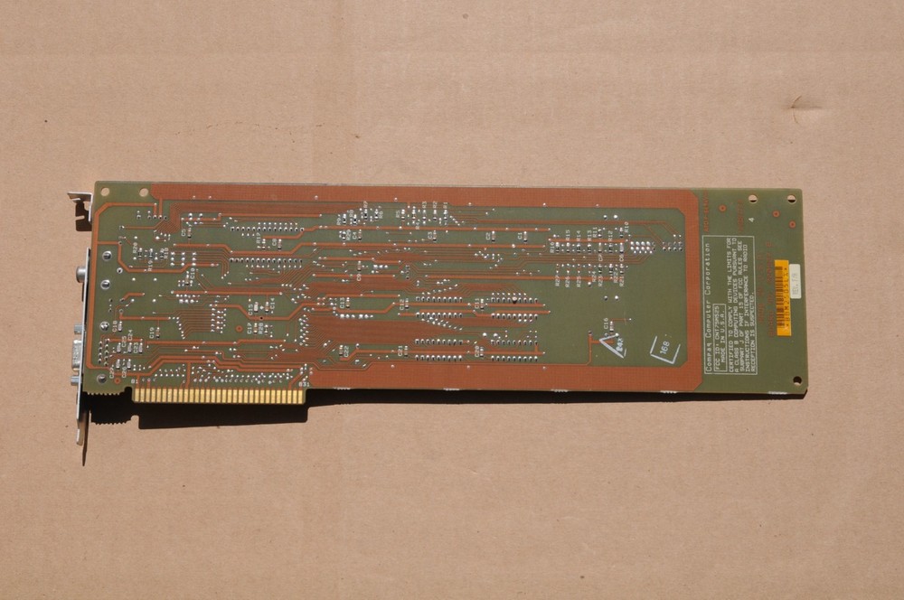 COMPAQ PORTABLE I II 2 CGA VIDEO INTERFACE BOARD, TESTED, WORKING