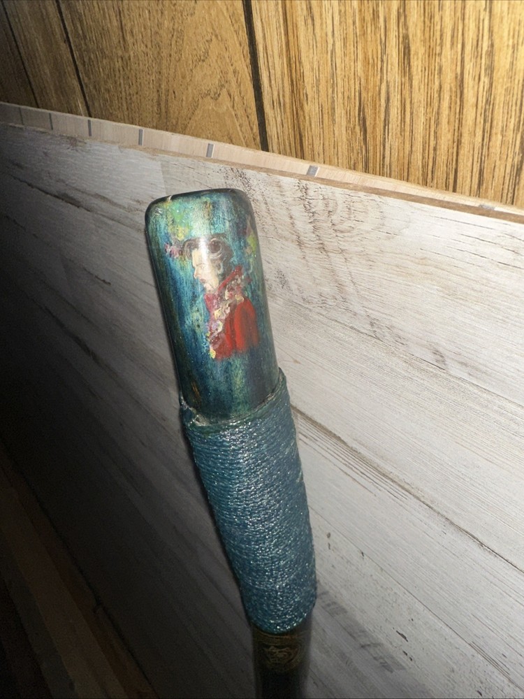 Handmade Dr Strange Walking Stick Blue/green