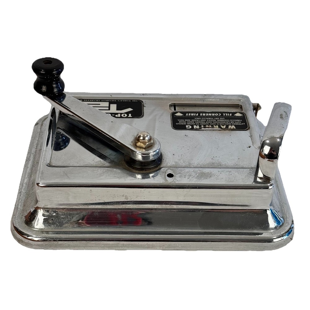 Top-O-Matic Cigarette Machine T2 Rolling Machine Working w/ Papers