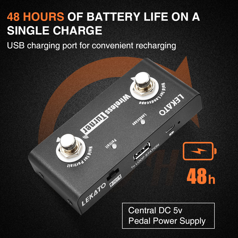 LEKATO Bluetooth Page Turner Pedal Music Software Flip Pages Android IOS System