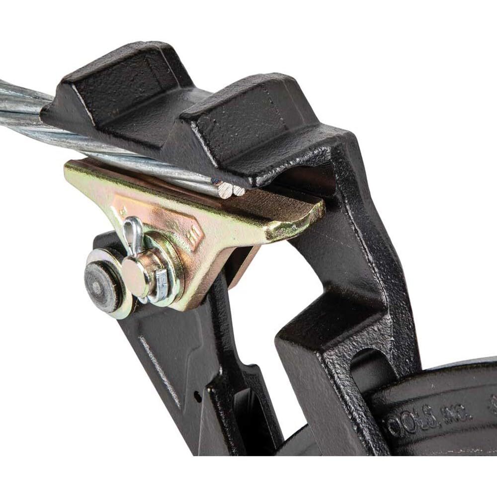 Klein Tools 16477 Cable Pulling Wide Range Parallel Jaw Grip w 5000lb Max