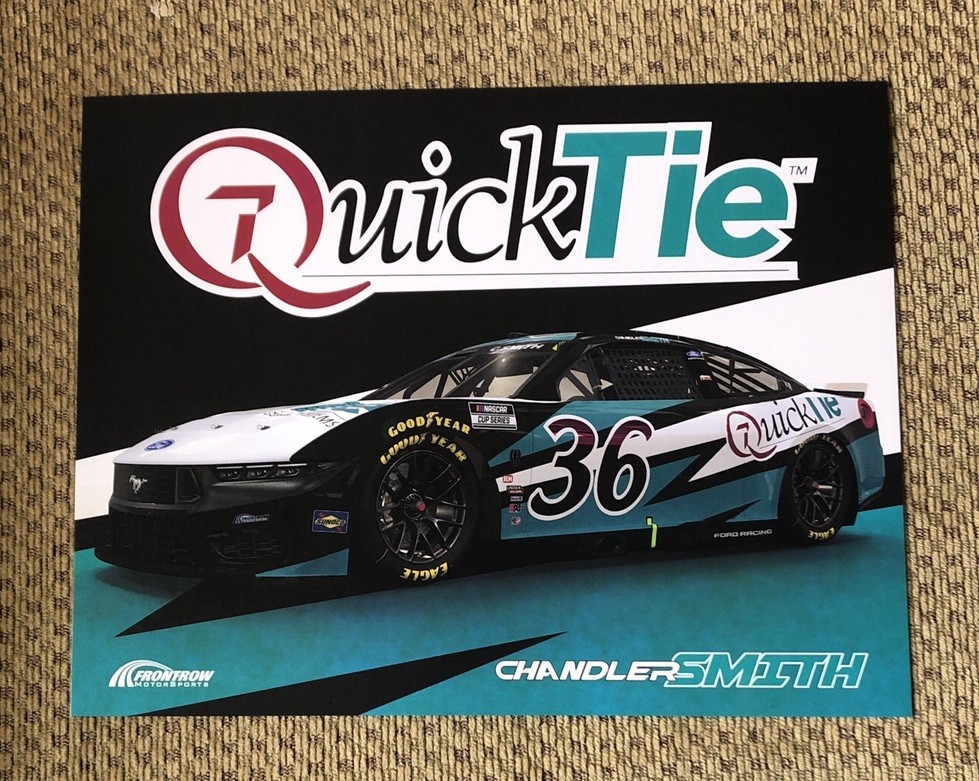 Nascar Cup Driver #36 Chandler Smith QuickTie 2026 Postcard