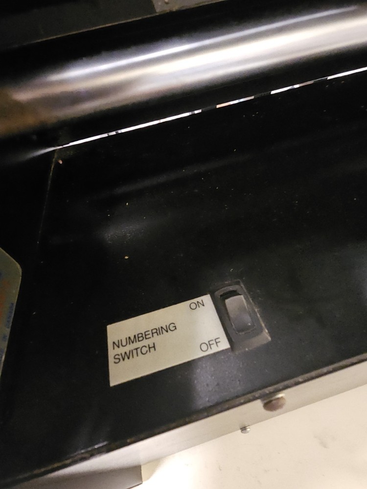 Graphic Whizard Model R - Numbering/Score/Perf Machine - Good Condition