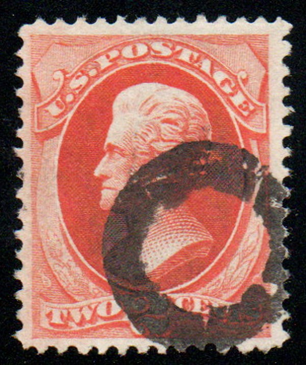 MALACK 178 VF, hollowed "circle" cancel, eye popping color! v2541