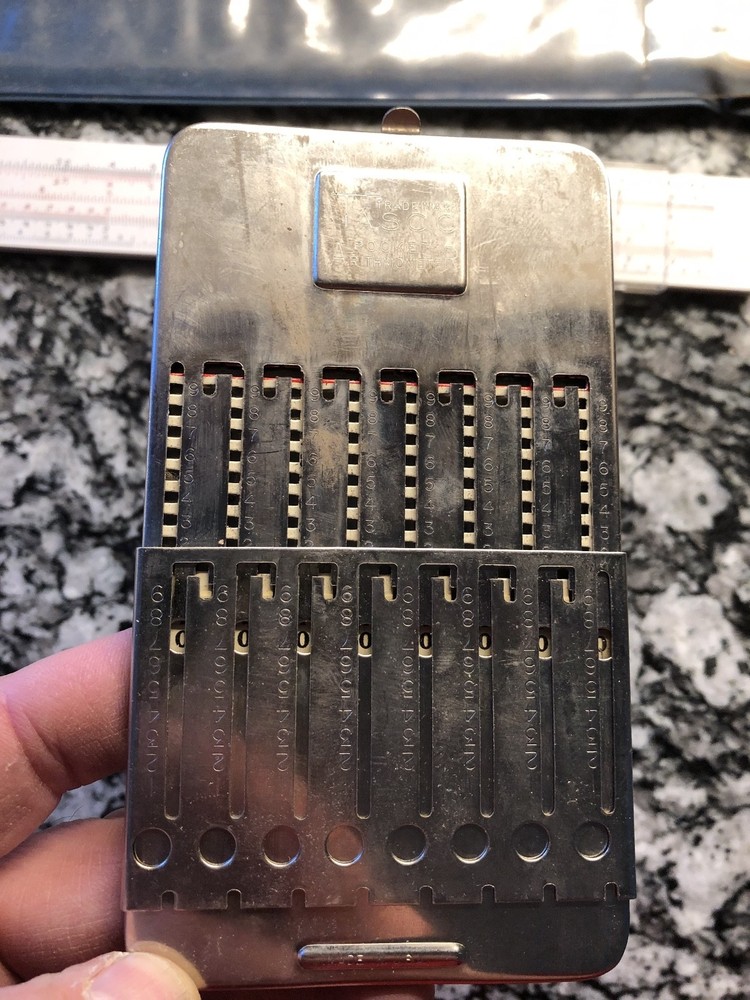 TASCO Pocket Arithmometer