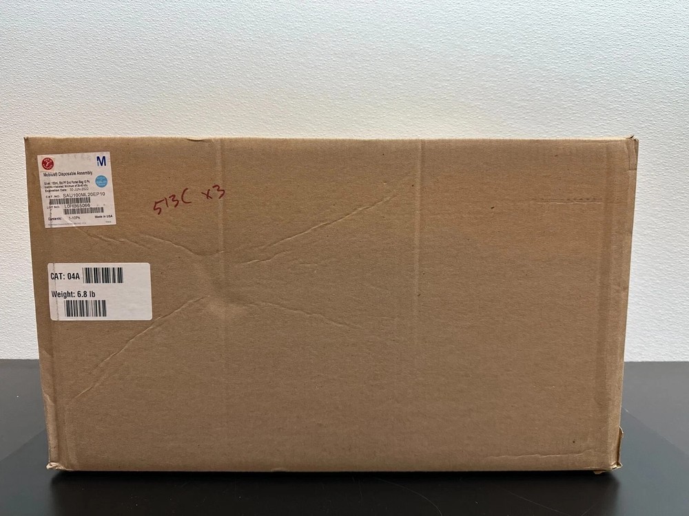 Millipore REF SAU100ML20EP10 Mobius Disposable Assembly Silver 100 mL Standard