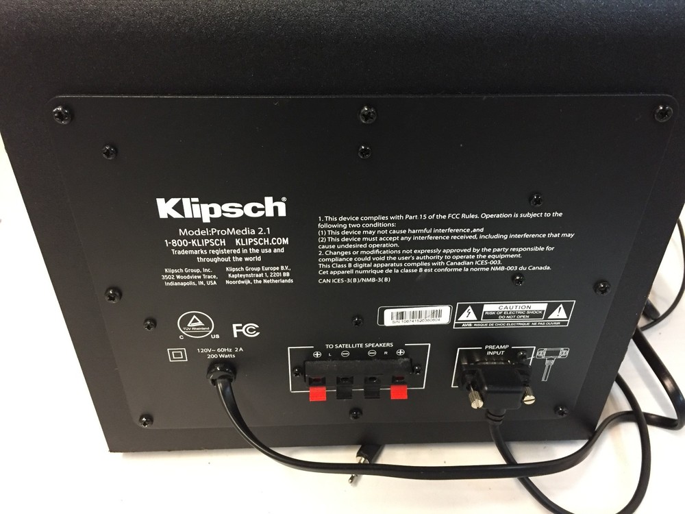 Klipsch ProMedia 2.1 THX Certified Computer Speaker System