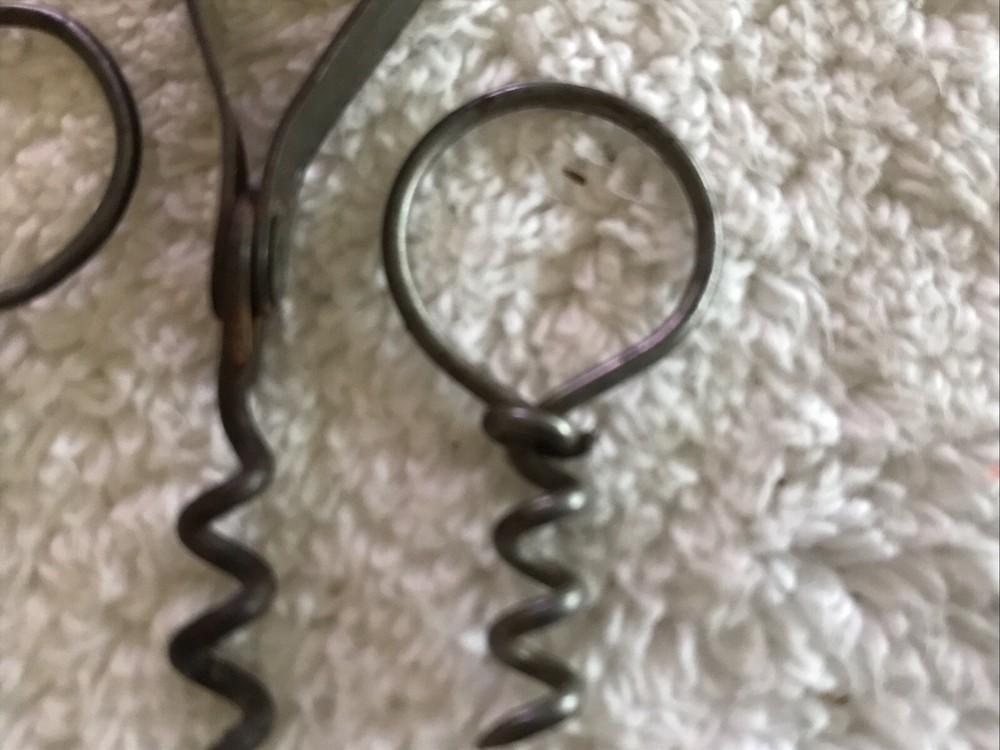 3 VINTAGE 1800’s CORKSCREWS
