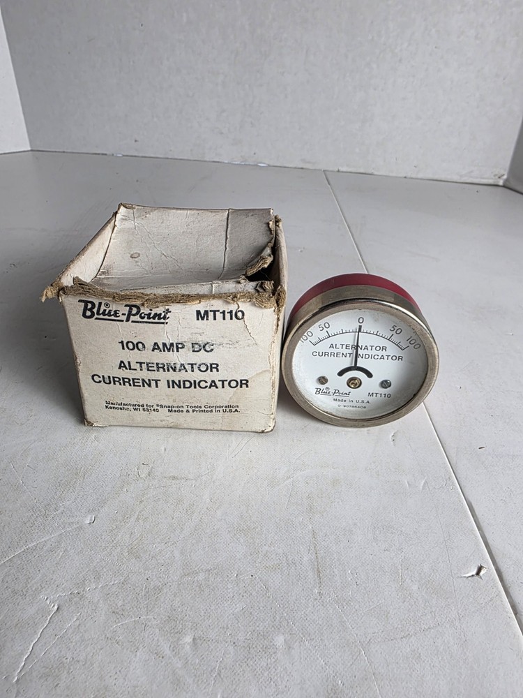 BLUE POINT MT110 ALTERNATOR CURRENT INDICATOR, 100A