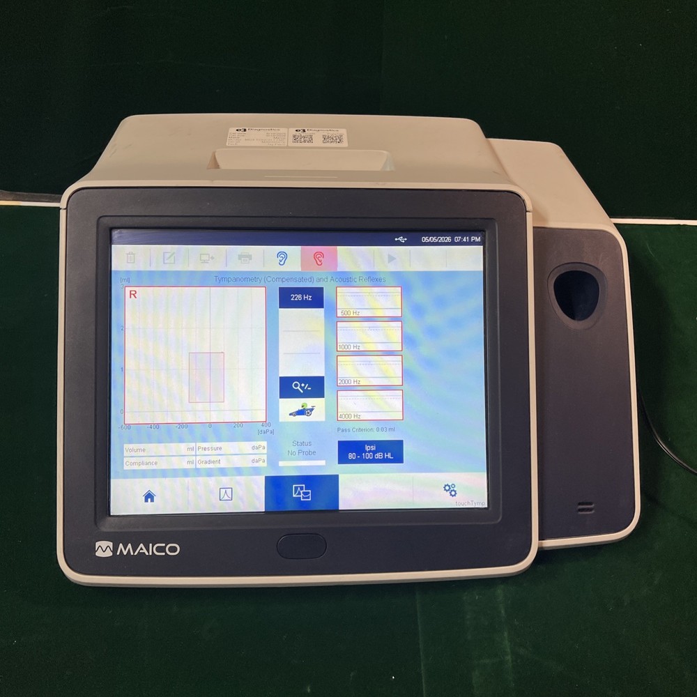 Maico TouchTymp MI 24 Tympanometer With Reflexes Base Only