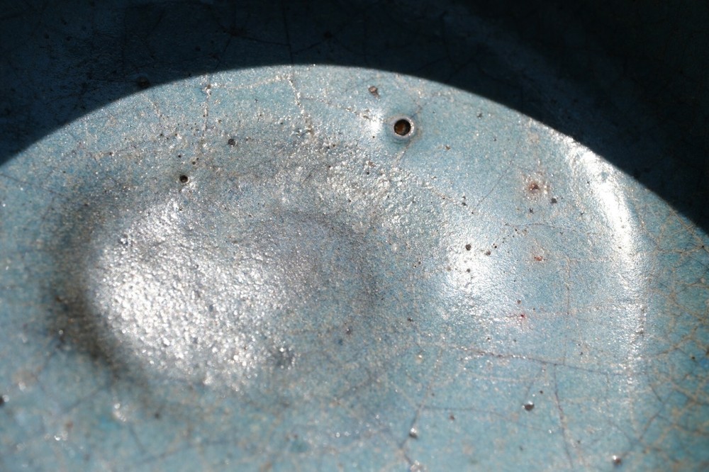 0074 Jun Ware Tripod Incense Burner