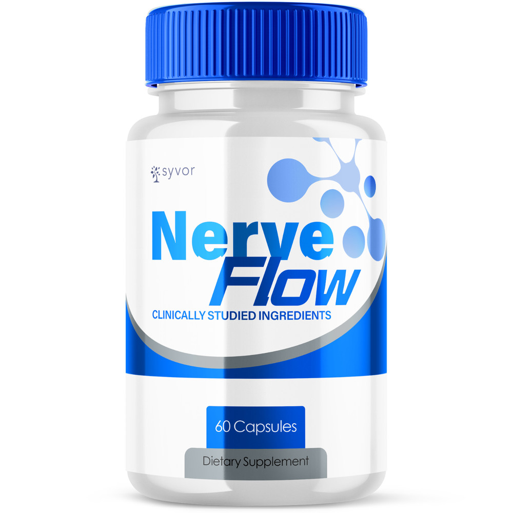 Nerve Flow Advanced Nerve Support Formula Maximum Strength Vitamin 60 Capsules