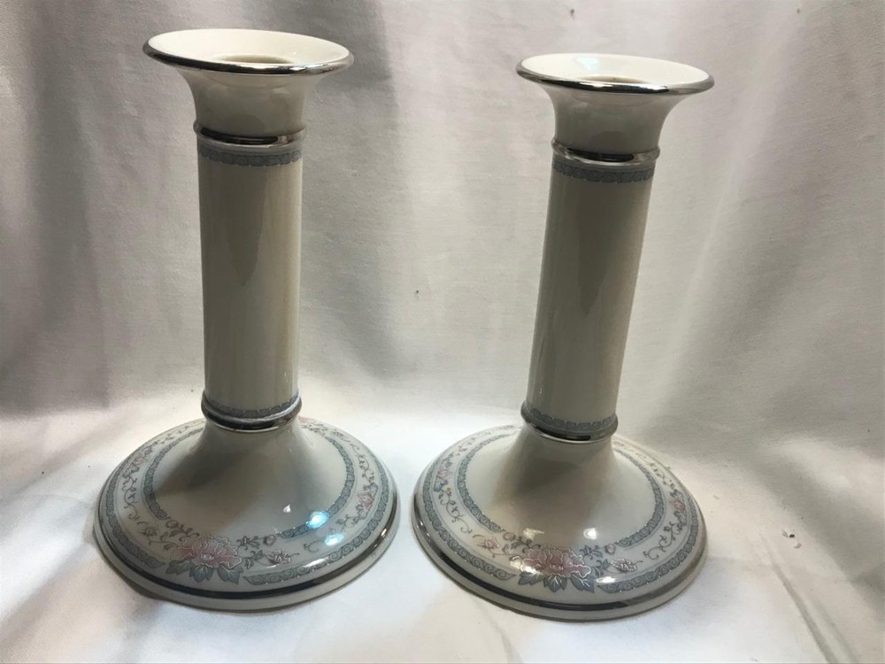 Lenox Charleston Candlestick Pair