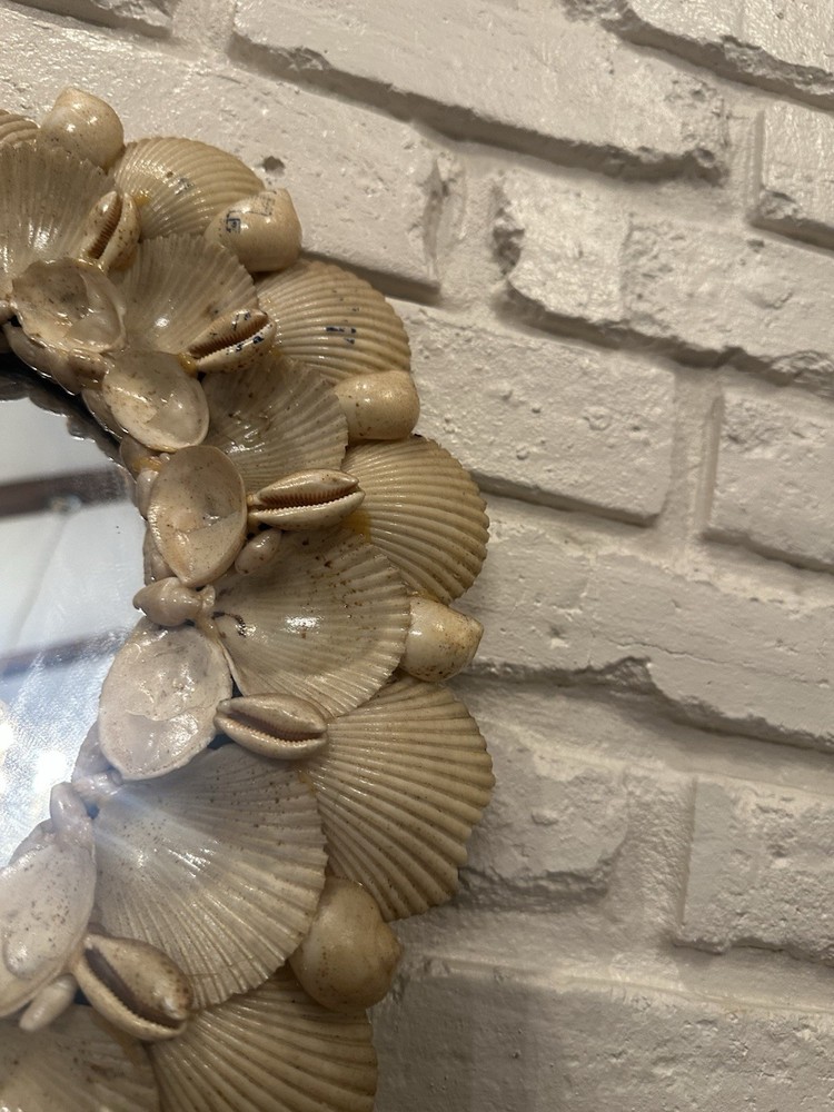 Handmade Shell Mirror ~ Vintage from Mexico
