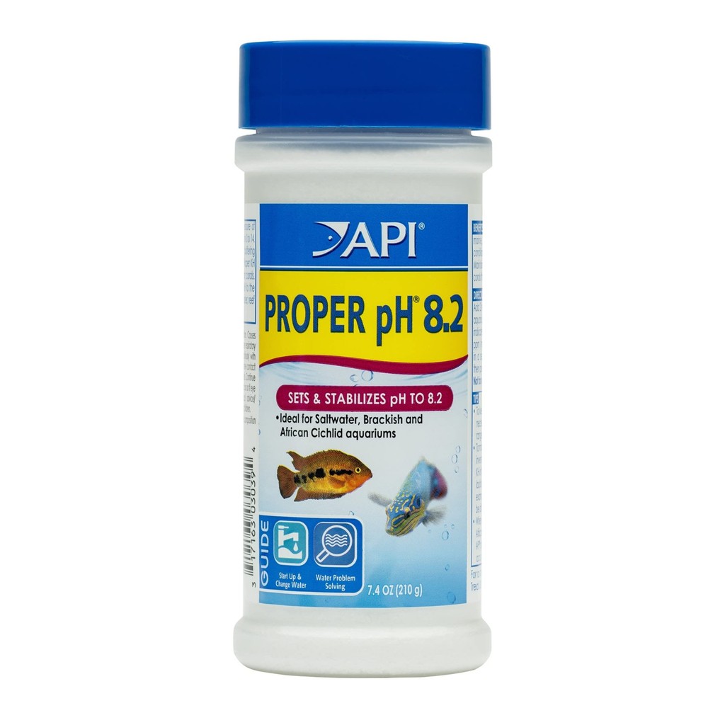 API PROPER pH 8.2 Freshwater Aquarium Water Stabilizer 7.4 oz, Transparent