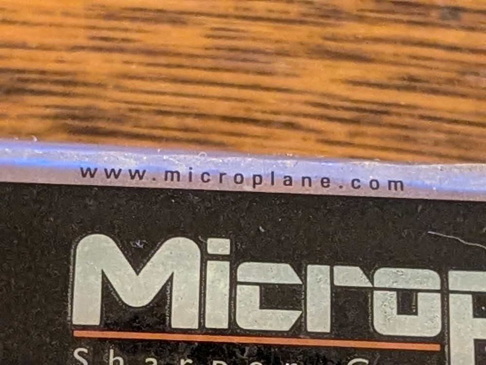 Microplane Zester From Sharper Cutting Tools With Protective Sleeve