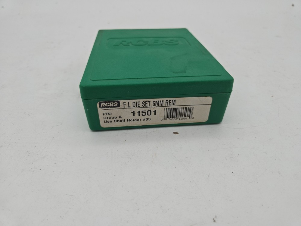 RCBS FL Die Set 6MM REM Reloading 11501