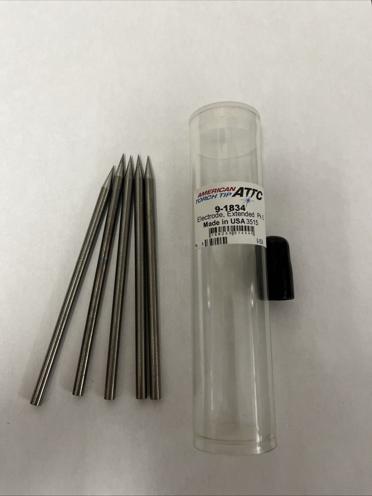 American Torch Tip 3/16 Extended Electrode 5/PK - 9-1834