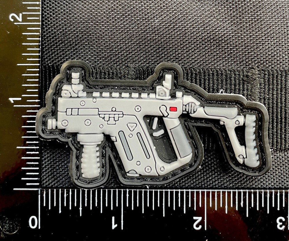 KRISS Vector SMG Submachine Gun Army Weapon Tactical Morale Patch Hook Loop